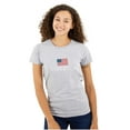 thumbnail image 3 of American Pride Patriotic July 4th Womens Slim Fit Graphic Tee Brisco Brands X, 3 of 6