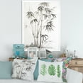 thumbnail image 3 of Designart 'Vintage Black and White Bamboo II' Traditional Framed Art Print, 3 of 4