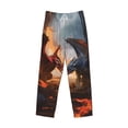 thumbnail image 6 of Daiia Lava Dragon Men's Sleep Pant with Pockets and Drawstring,Pajama Pants-Large, 6 of 9