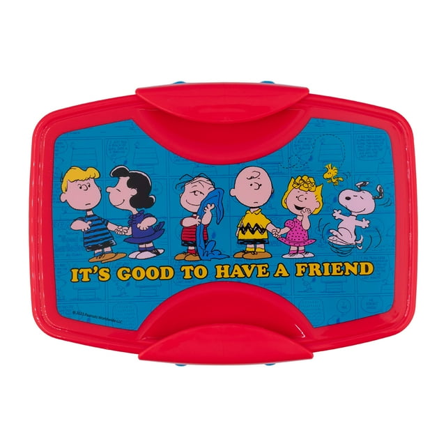 Sandwichera Fun Kids con Cubiertos Snoopy