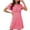 Hot Pink, variant on Sakmal Moo Moos for Women Nightgowns Valentines Cute Love Short Sleeve Pajama Dress Heart Print Short Womens Nightgown L