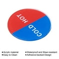thumbnail image 4 of Uxcell Self Stick Cold/Hot Water Label Round Sticker Signs Multicolor 10 Pack, 4 of 6