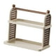thumbnail image 1 of Soporte para tazas de café, organizador de cosméticos para baño, organización que ahorra espacio, multiusos Crema blanca de 2 capas, 1 of 9