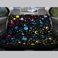 thumbnail image 3 of CHAQLIN Moon and Star Pattern Stretch Rear Bench Seat Covers for Auto Car Interior, Non-Slip Bench Seat Bottom Cushions Dustproof Seat Cushions, 3 of 4
