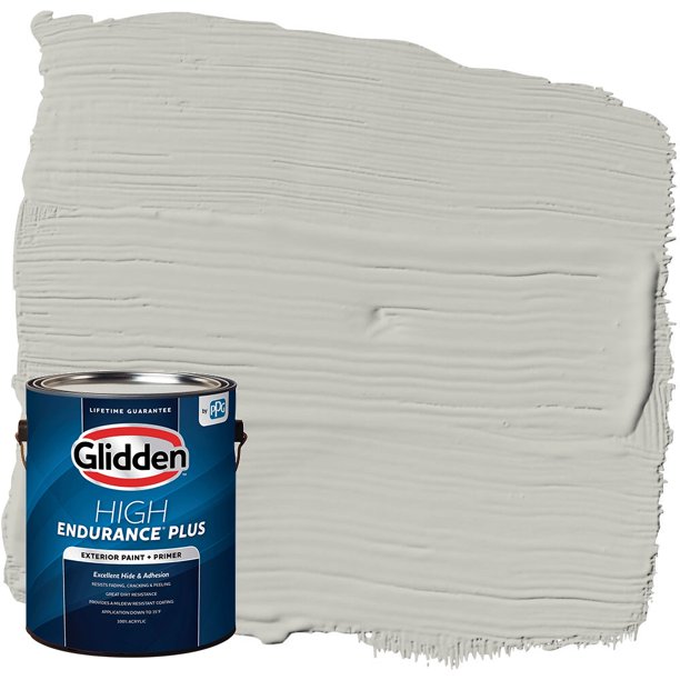 Glidden High Endurance Plus Exterior Paint and Primer, Grey Nuance