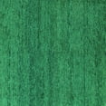 thumbnail image 1 of Ahgly Company Indoor Square Abstract Turquoise Blue Modern Area Rugs, 7' Square, 1 of 4