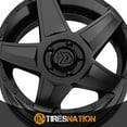 thumbnail image 5 of 20x10 Dropstars 648BB Satin Black W/Gloss Black Lip Wheel 5x5 (-25mm), 5 of 5