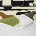 thumbnail image 5 of Catabedysis Camo Camping Quilt Full,Wildlife Camper Pattern Full Bedspread Sets For Boys,Earthy Tone,3Pcs, 5 of 7