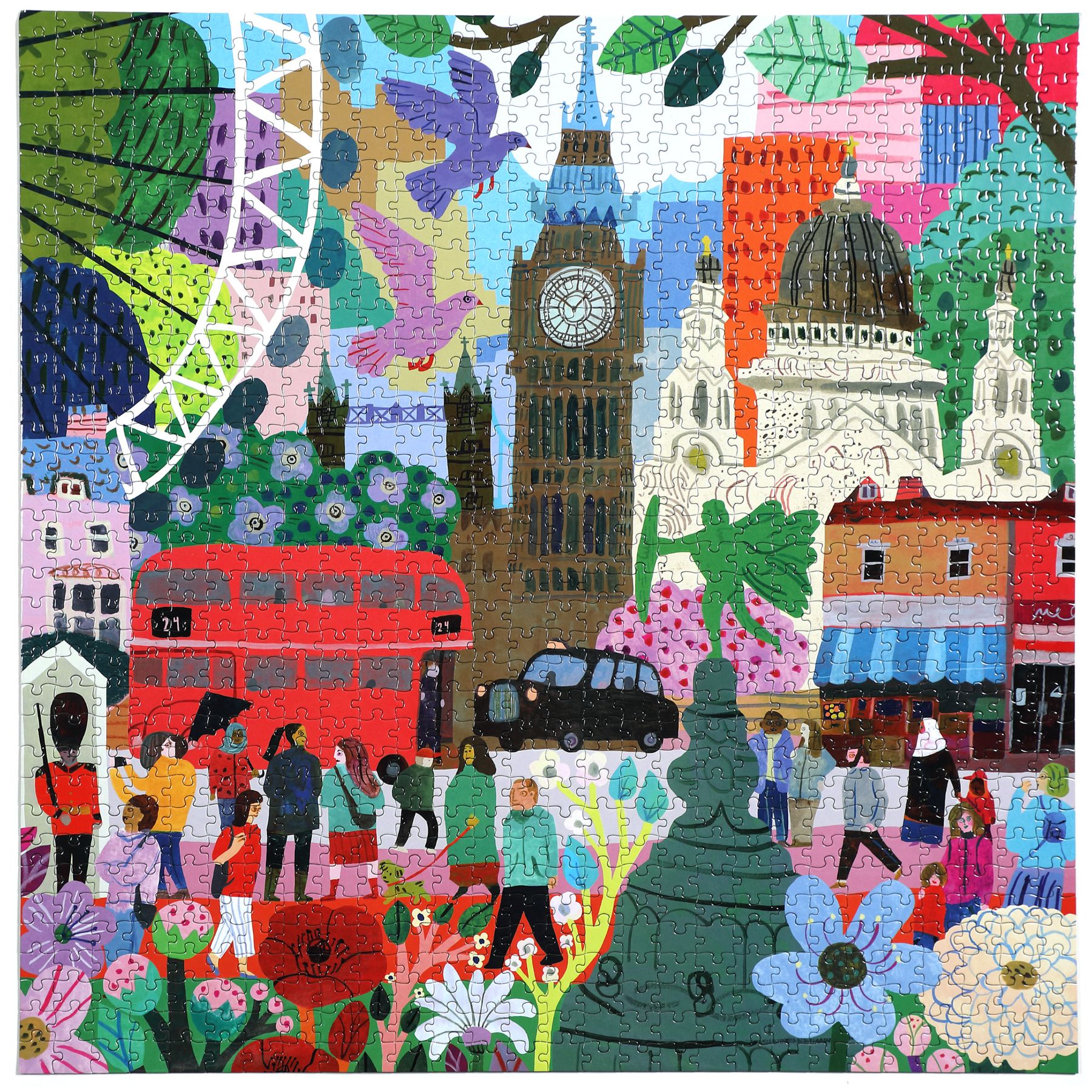 Mike Jupp ‚I Love London‘ Puzzle – 1000 Teile, Witzige Hommage An Die Stadt London