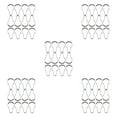 thumbnail image 3 of Ganchos enrollables Wosthever para cortina de ducha 12 piezas Acero inoxidable Type6 NO6, 3 of 6