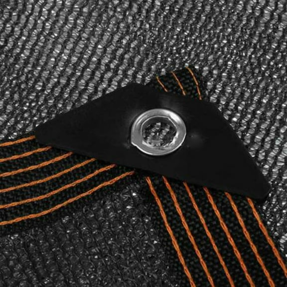 90% Sun Shade Cloth Shadecloth Sail Roll Mesh Outdoor Black 2*1M Smile Home