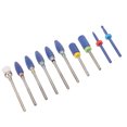 thumbnail image 4 of Brocas de Perforación de Arte de Umas, Superficie Rugosa 10pcs Unas de Umas Taladro de DiFerentes Tamamos con Estuche de Almacenamiento para Taller de Unas para Técnico de, 4 of 7