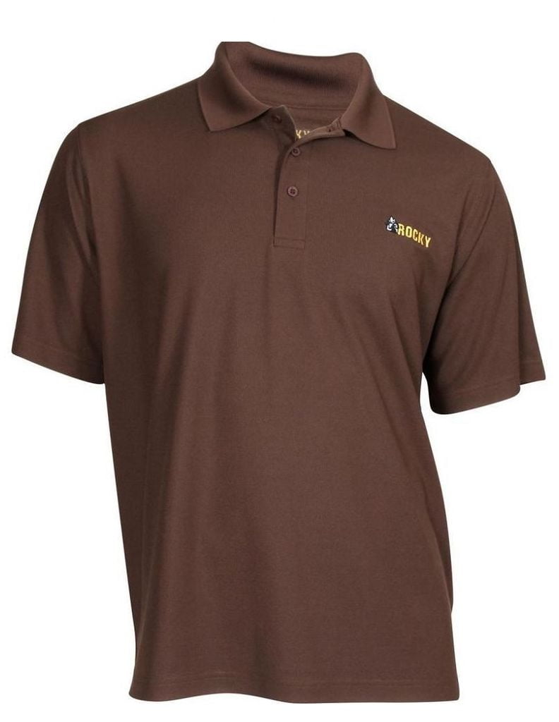 Rocky Mens Logo Short-Sleeve Polo Shirt