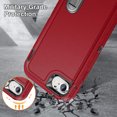 thumbnail image 5 of ULAK iPhone SE 2022 2020 Case & iPhone 8 7 6 Case with Kickstand for Kids Boys Girls, Sturdy Shockproof Phone Case for Apple iPhone 7/ 8/ 6/ 6S/ SE 2nd 3rd Generation, Red, 5 of 10