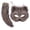 Gray, variant on Mask and Tail for Women Girls Fuzzy Cats Foxes Wolf Mask Tail Keychain Cosplays Halloween Costume