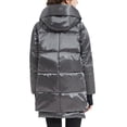 thumbnail image 2 of Orolay Women's Metallic Color Down Jacket Puffer Down Coat With Hood Gray M, 2 of 5