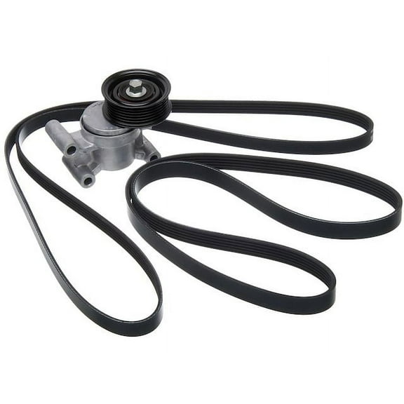 Serpentine Belt Drive Component Kit - Compatible with 2004 - 2009 Mazda 3 2.0L 4-Cylinder GAS 2005 2006 2007 2008