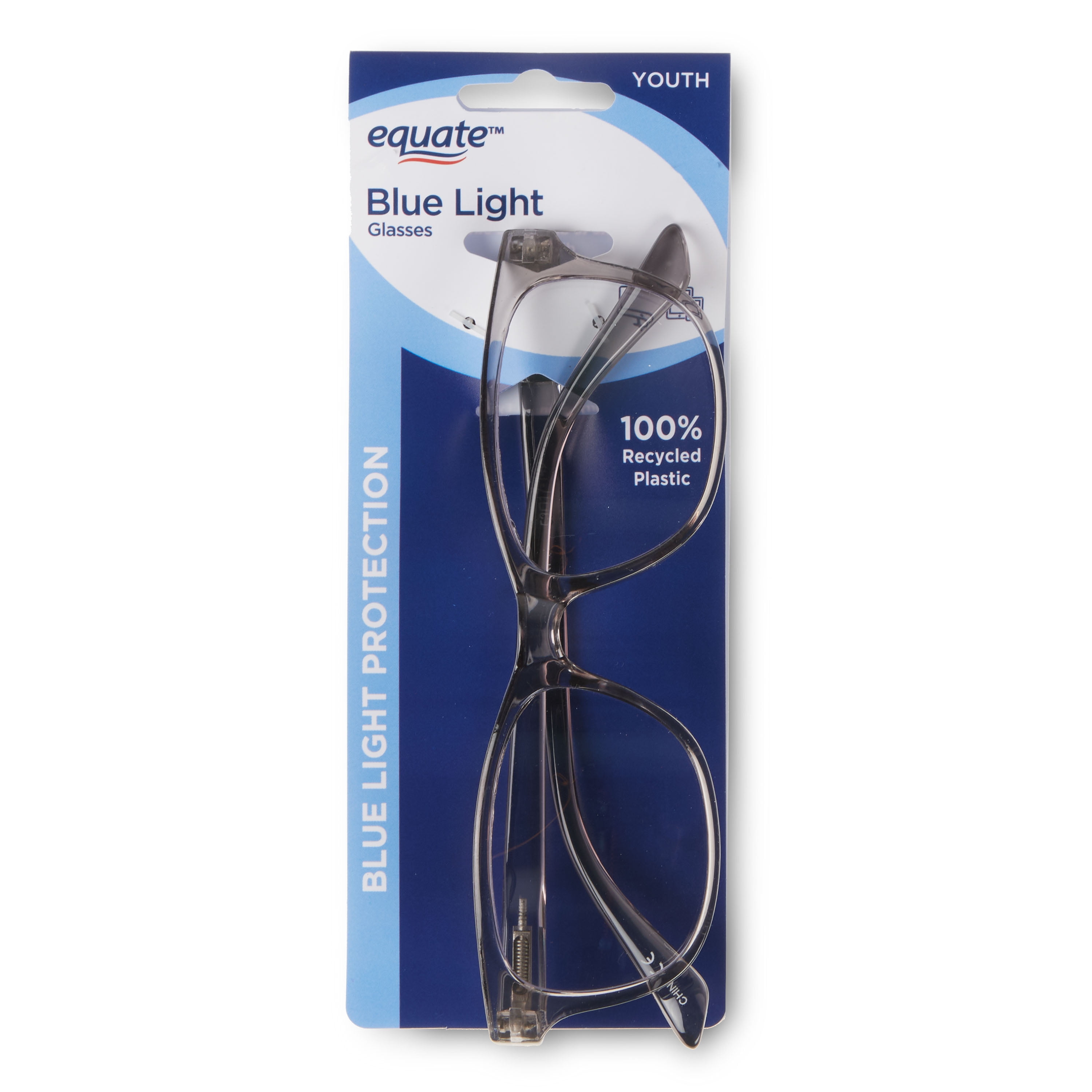 Equate Youth Blue Light Glasses, Graphite