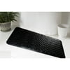 100% Latex Rubber Anti Slip Bath Tub Mats, Large 18" x 36", Black