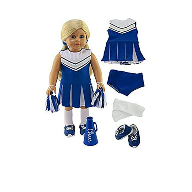 Vred Skråstreg enhed American Fashion World American Fashion World Blue Cheerleading Outfit With  Accessories Made For 18 Inch Dolls Such As American Girl Dolls  Toys_And_Games - Walmart.com