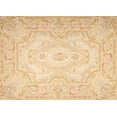 thumbnail image 1 of Ahgly Company Machine Washable Indoor Rectangle Traditional Brown Gold Area Rugs, 4' x 6', 1 of 7