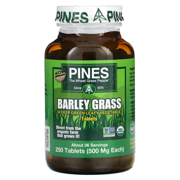 Pines International Barley Grass, 250 Tablets