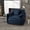 Blue, variant on Homy Casa 41.73" Oversized Sofa Chair, Modern Armchair with Toss Pillow for Living Room, Blue