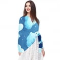 thumbnail image 5 of Cloud Elegant Chiffon Silk Scarf for Women - Lightweight Breathable Wrap Shawl 70.86"x28.7, 5 of 6