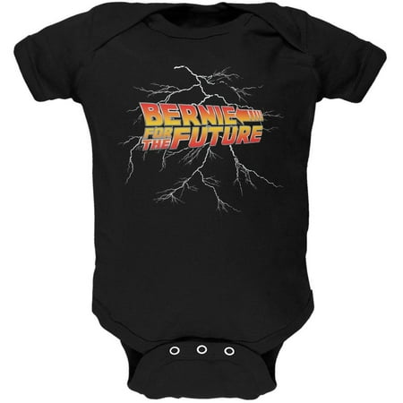 Election 2016 Sanders Bernie For the Future Black Soft Baby One Piece