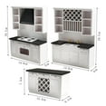 thumbnail image 4 of Dollhouse Kitchen Cabinet Miniatures Scenes Accessories Dollhouse Model Toys, 4 of 5