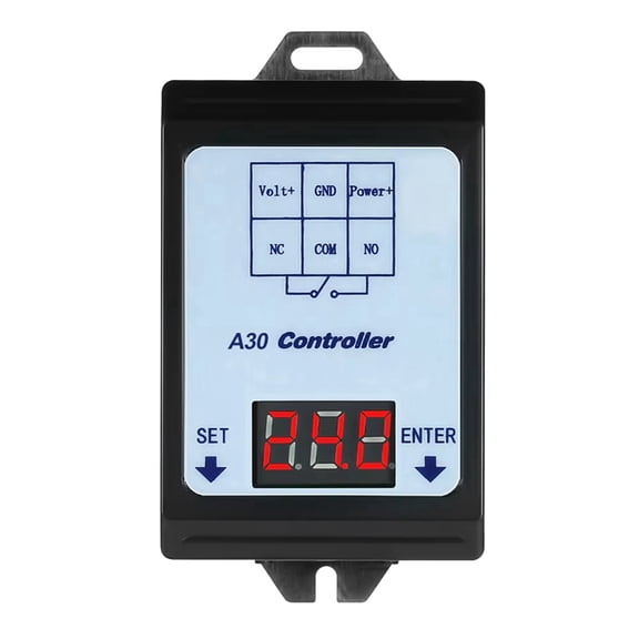 Relay Switch Controller DC 6-80V Voltage Detection Charging Discharge Monitor Digital Display DC Voltage Detection