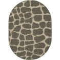 thumbnail image 1 of Furnish My Place Animal Print Rug - 6 ft. x 9 ft. Oval, Crocodile Lounge Around, Nylon Rug for Patio, Garden, Hallway, Living Room, 1 of 2