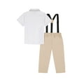 thumbnail image 4 of Tahari Toddler Boy Blue Bow Tie & Suspender Pant Set, Size 2T-4T, 4 of 6