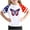 White2, variant on GERsome Boys Girls American Flag T-Shirts Short Sleeve Crewneck Patriotic Graphic Tee for 4th of July, 7-8 Years