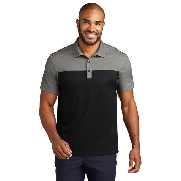 Port Authority Fine Pique Blend Blocked Polo K831