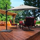 cantilever umbrella with heavy base