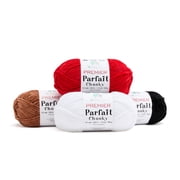 Premier Yarns Parfait® #6 Super Chunky Chenille Yarn, Black, 3.5oz 131yds
