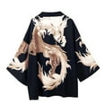 thumbnail image 3 of Fashion Men'S Kimono Cardigan Oversize Shirts Popular Pattern Printed Shirt Taoist Gown Top, 3 of 5