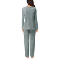 thumbnail image 7 of Hifoo Sleepwear Warm Pajamas For Women Fuzzy Pajama Sets Cozy Oversized Pullover Pants Sets Casual O-Neck Loungewear 2 Piece Relaxed Fit Homewear, 7 of 7