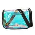 thumbnail image 2 of Bolso Hombro Transparente Con Láser Bolso Bandolera Con PVC Informal (Negro), 2 of 9
