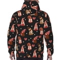 thumbnail image 7 of Salouo Valentine Gnome Pattern Men's Fall Hoodie Sweatshirt,Sport Hoodie with Pockets for Men Pullover Casual Hooded Sweatshirt-X-Large, 7 of 7
