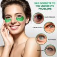 thumbnail image 2 of 1pc Matcha Eye Mask, Home Spa Skin Care Collagen Aloe Vera Reduce Dark Circles, 2 of 4
