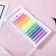 thumbnail image 6 of LUU-Lash Extension Kit, 120 Pcs DIY Lash Clusters Individual 14mm 16mm Mixed Soft False Eyelashes Rainbow Colorful Cluster Lashes Reusable Fluffy Lash for Women_SAI, 6 of 9