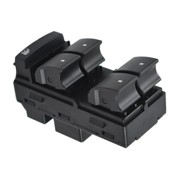 KAIHUIXING Window Power Switch for Chevy for HHR for Traverse for Silverado 3500HD/2500HD/1500,for GMC for Sierra for Sierra 3500HD/2500HD/1500 Driver Side 4 Door (Black)