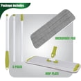 thumbnail image 3 of SCRUBIT Microfiber Floor Mop with 2 Reusable Pads and 360° Swivel Handle, Adjustable 52" Pole, 3 of 5