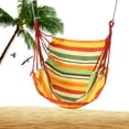 thumbnail image 2 of Boho Swing Silla Hamaca Multifuncional para Patio Al Aire Libre () Amarillo, 2 of 9