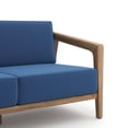 thumbnail image 3 of New Classic Furniture Bali 4-piece Solid Wood Patio Furniture Set in Dark Blue, 3 of 8