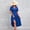 *Dark Blue, variant on ClodeEU Women's V Neck Wrap Tie Puff Short Sleeve Tiered Midi Dress,Casual Loose Summer Dress Army Green,Women's Plus L