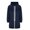 Navy, variant on Wiicoznt Women's Zip Up Hoodies Long Sleeve Long Tunic Sweatshirts Oversized Fleece Casual 2025 Fall Jacket Coat with Pockets