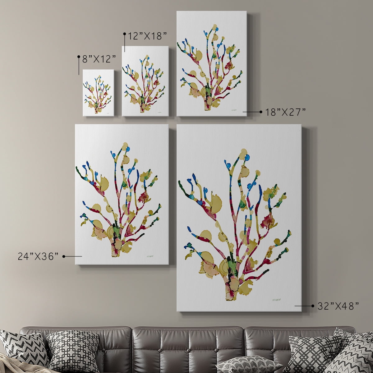 Sea Coral III Premium Gallery Wrapped Canvas - Ready to Hang